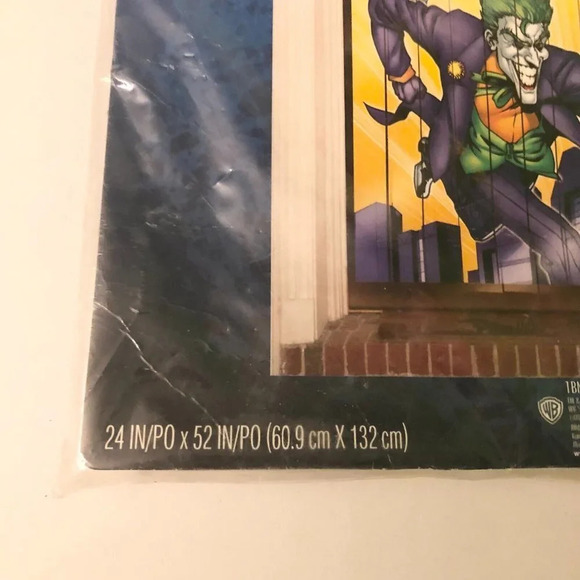 Vintage Batman  Walk Through Doorway Curtains Hallmark Party Express - Picture 6 of 14